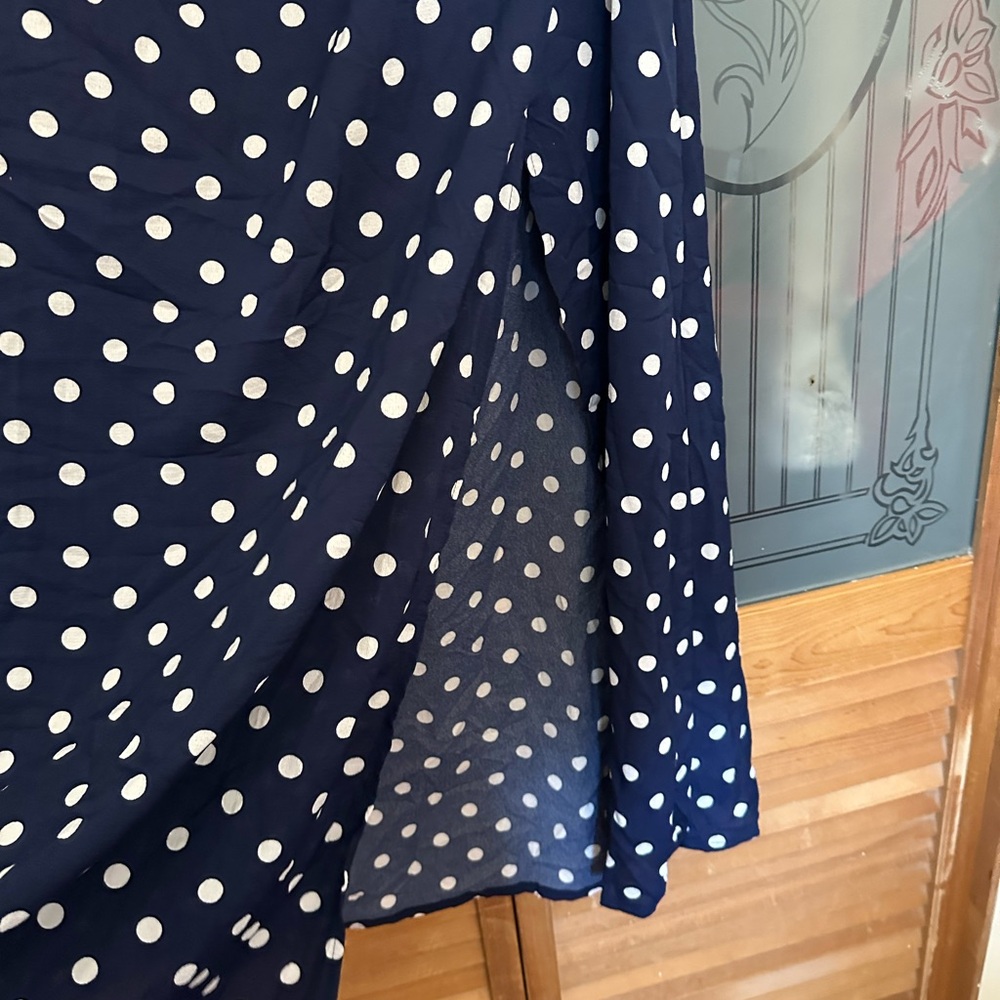 VICI Pretty Woman Strapless Polka Dot Maxi Dress XL - Picture 5 of 7